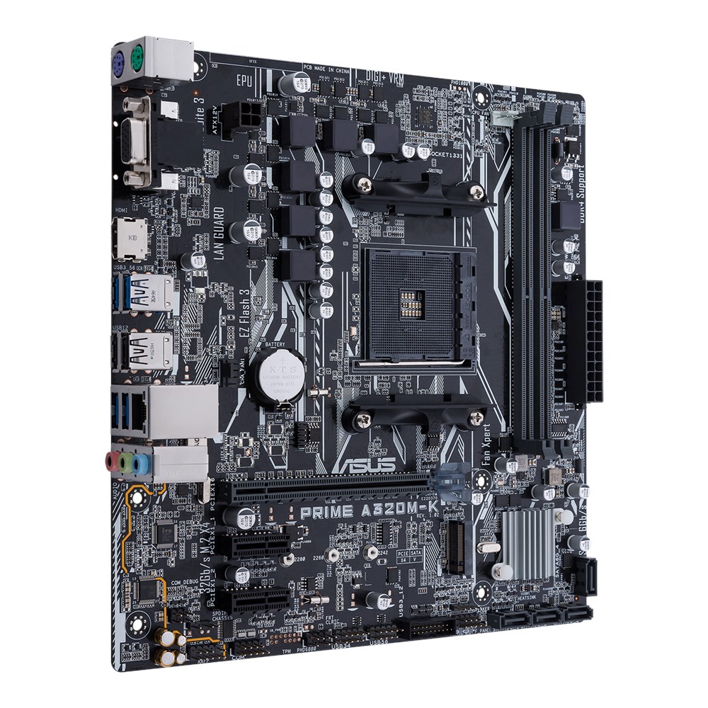 Asus Prime A320M-K - Motherboard Specifications On MotherboardDB